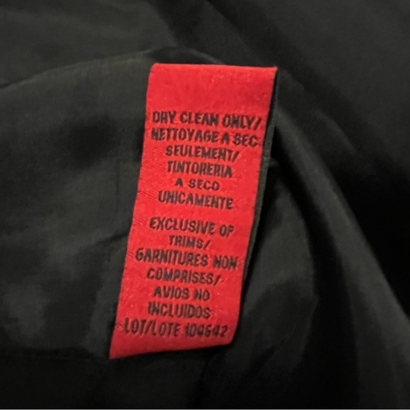 JS Collections Black Cream Ruffle Neck Cocktail dress size 8 - Picture 12 of 14